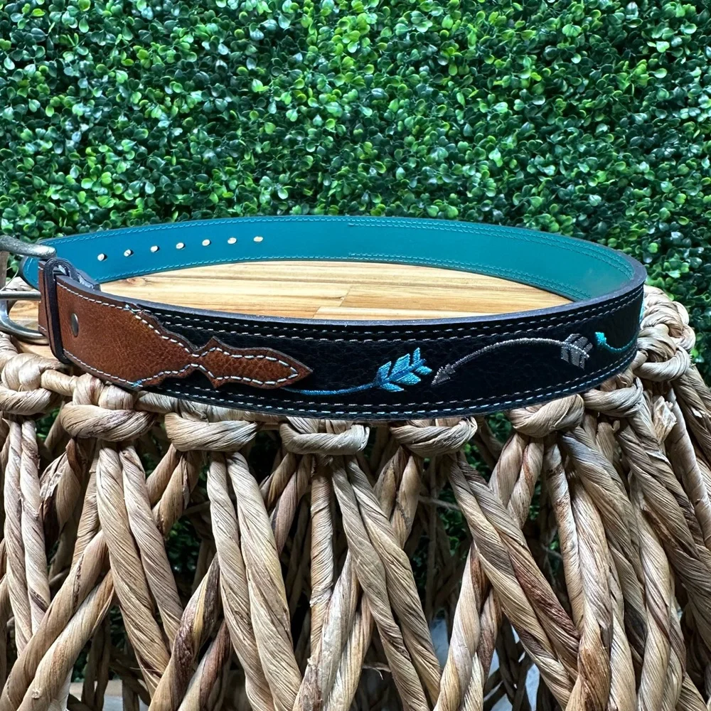 Nwt Catchfly Girl's Arrow Embroidered‎ Belt
